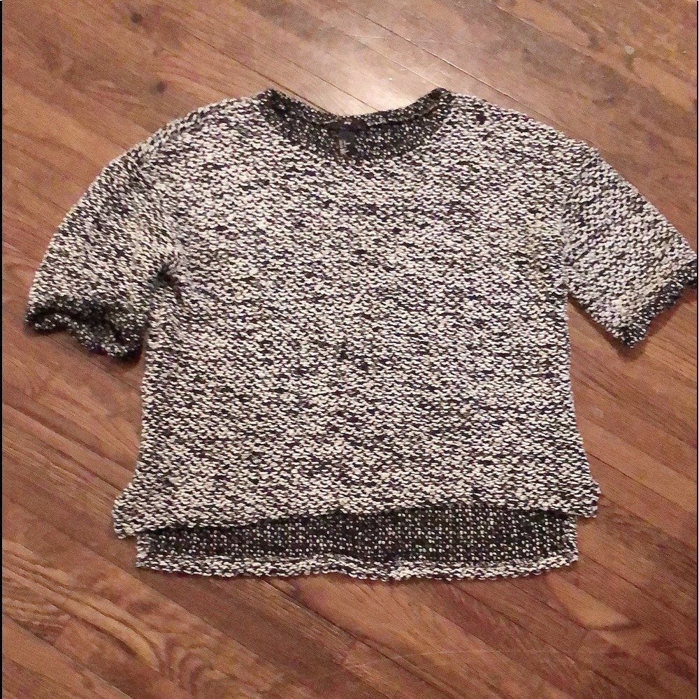 H&M short sleeve sweater